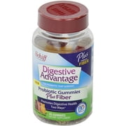 Digestive Advantage Daily Probiotic Gummies Plus Fiber, 45 Count