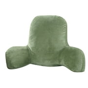 WEgfTDuOP Plush Big Backrest Reading Rest Pillow Lumbar Support Chair Cushion with Arms