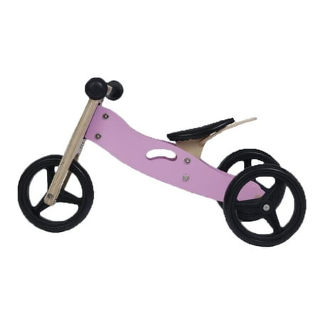 Labebe Kids Wooden Balance Bike With Adjustable