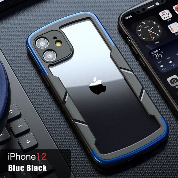 Funda protectora anticaída para teléfono iPhone 13 12 11 Pro Max Mini X XR XS SE 2020 6 6S 7 8 Plus, funda transparente a prueba de golpes para cámara Tan Jianjun unisex