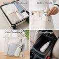 thumbnail image 5 of Westsun Travel Umbrella with Capsule Case, UPF 50+ UV Protection Lightweight 9oz 5-Fold Windproof Mini Pocket Umbrella (White), 5 of 8