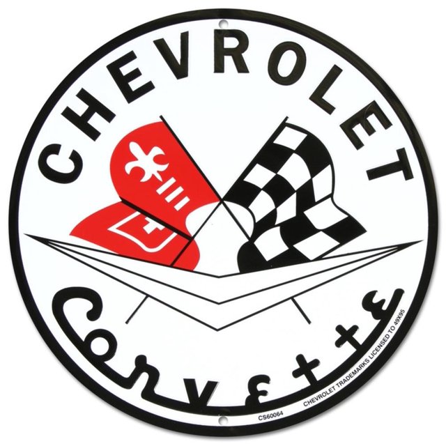 Hangtime CS60064 Corvette Nostalgia - Letrero