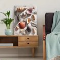 thumbnail image 5 of Seashell Arrangement Textured Canvas Print, Beach Nautical Wall Art for Living Room Bathroom Dining Room Bedroom Office Entryway, 5 of 8