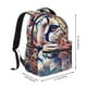 thumbnail image 2 of Fotbe Vibrant Leopard In Flowers Mochila Casual con Estampado para Escuela, Viajes y Actividades al Aire Libre - Duradera, Ligera y Cómoda, 2 of 5