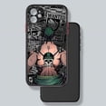 thumbnail image 3 of Funda de teléfono translúcida esmerilada de Anime One Piece para Apple iPhone 15 14 13 12 11 XS XR X 8 7 SE Pro Max Plus Mini, 3 of 5