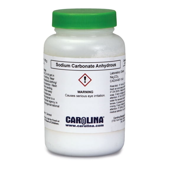 Sodium Carbonate, Anhydrous, Powder, Laboratory Grade, 100 G