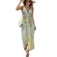 thumbnail image 2 of WORLD MAP Print Sleeveless Dress Summer Women Clothes Dress for Pregnant Women Dresses, 2 of 9