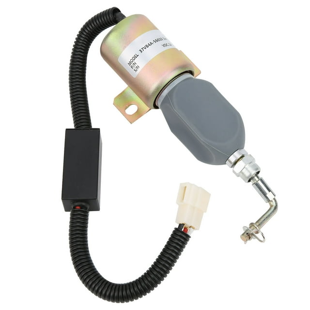 Fuel Shut Off Solenoid Valve, Stop Solenoid Valve, Firm Durable Protecting Engine For YC Generator