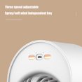 thumbnail image 1 of Ventilador De Refrigeración Por Pulverización Ventilador eléctrico portátil Ventilador humidificador de bajo ruido para dormitorio en casa (Blanco) Likrtyny  Libre de BPA, 1 of 9