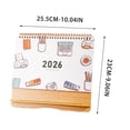 thumbnail image 3 of 2026 Mini Desk Calendar, Paper Office Desktop Planner With Stand For Time Management Holidays And Solar Terms For Students Professionals Home Work Study Organization, 3 of 6