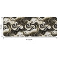 thumbnail image 7 of Black White Gold Marble Pattern Kitchen Rug Mat,Kitchen Runner Rugs Non Skid Washable,Decorative Kitchen Floor Mats for Kitchen,Sink,Laundry,17"x47.2", 7 of 7