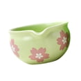 thumbnail image 4 of simhoa Ceramic Matcha Bowl with Spout Matcha Tea Making,Handmade,Tea Ceremony Porcelain Tea Bowl Traditional for Friends Family Gift D, 4 of 8