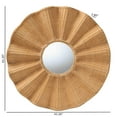 thumbnail image 4 of bali & pari Palm Coastal Wall Mirror, Light Honey, 4 of 4