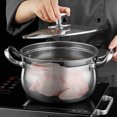 thumbnail image 2 of Multi-function Milk Pot Saucepan Covered Cooking Pot Stovetop Milk Pot Food Heating Pot, 2 of 6