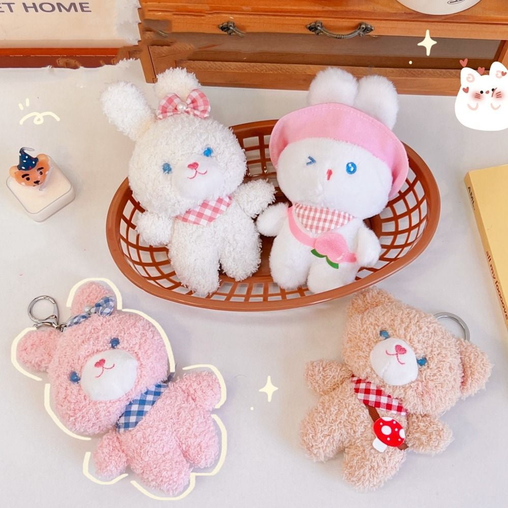 New Style School Bag Key Hanging Ornaments Cute Bunny Plush Key Chain Rabbit  Plush Toy School Bag Hanging Ornaments - Toys & Games - Temu Germany