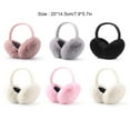 thumbnail image 4 of Langgg Cache-Oreilles Cache-Oreilles Pliable Chaud Doux Mode Unisexe Belle Chauffe-Oreille Résistant au Froid Hiver Plus Chaud Oreille Femmes d'Intérieur Blanc, 4 of 9