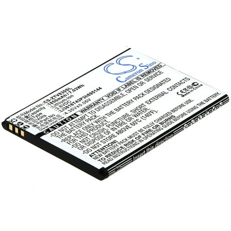Replacement Battery for ZTE 3.8v 1850mAh / 7.03Wh Mobile, SmartPhone Battery