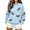 2Light Blue8, variant on WERYOUNG Womens Game Day Sweatshirt Long Sleeve Crew Neck Football Graphic Pullover Fall Winter Daily Wear Relaxed Fit Sweatshirt For Women,Size L