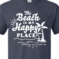 thumbnail image 4 of Inktastic The Beach is My Happy Place with Palm Trees T-Shirt, 4 of 5