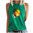 thumbnail image 1 of Birdeem Débardeur pour Femmes Mode Imprimé Col Rond Ample Sans Manches T-Shirt Chandail, 1 of 12