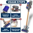 thumbnail image 7 of Toy Vacuum Cleaner for Kids, Cleaning Toy Set with Working Suction, Realistic 3-in-1 Vacuum Cleaner Toy for Toddler Cordless Home Cleaning Toy, Best Birthday Gifts for 2-5 Year Old Kids, 7 of 7