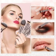 BESTOPE USTAR Makeup Brushes, Conical Handle Professional Premium Synthetic Makeup Brush Set Kit With Case Bag for Blending Foundation Powder Blush Eyeshadow,14 Count