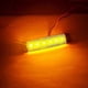 thumbnail image 5 of 10 Pack 6 Led 9.7cm Trailer Turn Signal Lights For Trucks Amber Marker Lights Truck Cab Rear Marker Lights (amber), 5 of 5