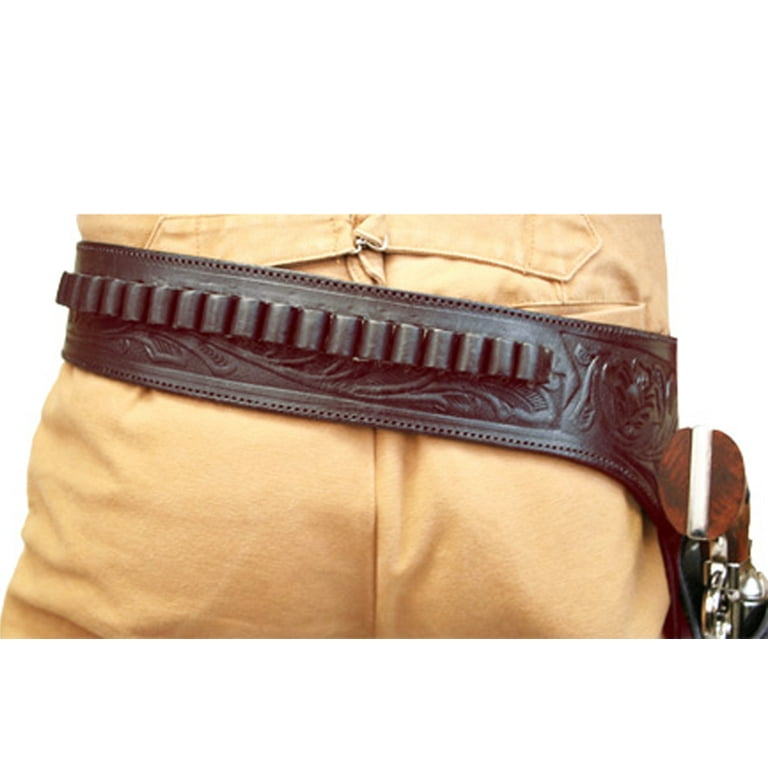 Left handed western holster and belt top
