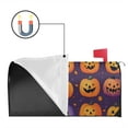 thumbnail image 2 of Happy Halloween Spooky Pumpkin Bat Mailbox Cover,Magnetic 18x21 Inch Mailbox Wrap Water Proof Reusable Fall Welcome Post Letter Box Covers for Garden Outdoor Decor, 2 of 5