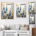 thumbnail image 4 of Designart "Graceful Blue Bonnets Field II" Blue Bonnets Floater Framed Wall Art Living Room, 4 of 5