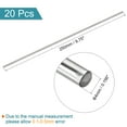 thumbnail image 2 of Uxcell 304 Stainless Steel Round Rods, 4mm x 250mm for DIY Craft Model Car 20 pack, 2 of 5