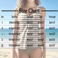 thumbnail image 3 of nerohusy Women High Waisted Tankini Swimsuit Tummy Control Bathing Suit Modest 2 Piece Tankini Set Blouson Swim Suit,Coffee,M, 3 of 4