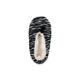 thumbnail image 2 of Gold Toe Women's Cozy Animal Print Slipper Socks with Sherpa Lining Slip On Comfy House Shoes, 2 of 5