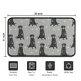 thumbnail image 5 of Black Labrador Door Rugs,Washable Non Slip Door Mats Indoor,Decorative Door Mats,Entry Mat Indoor for Entrance,Bedroom,Kitchen,Bathroom,30"x17", 5 of 6