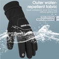 thumbnail image 3 of Waterproof Bike Gloves Winter Warm Touching Screen Cycling Gloves Thermal, 3 of 8