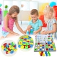 thumbnail image 1 of WLOELOEW multicolor Shape Matching Game Color Sensory Educational Toy Education Parent-Child Interaction Rules To Cultivate Concentration Training, 1 of 9