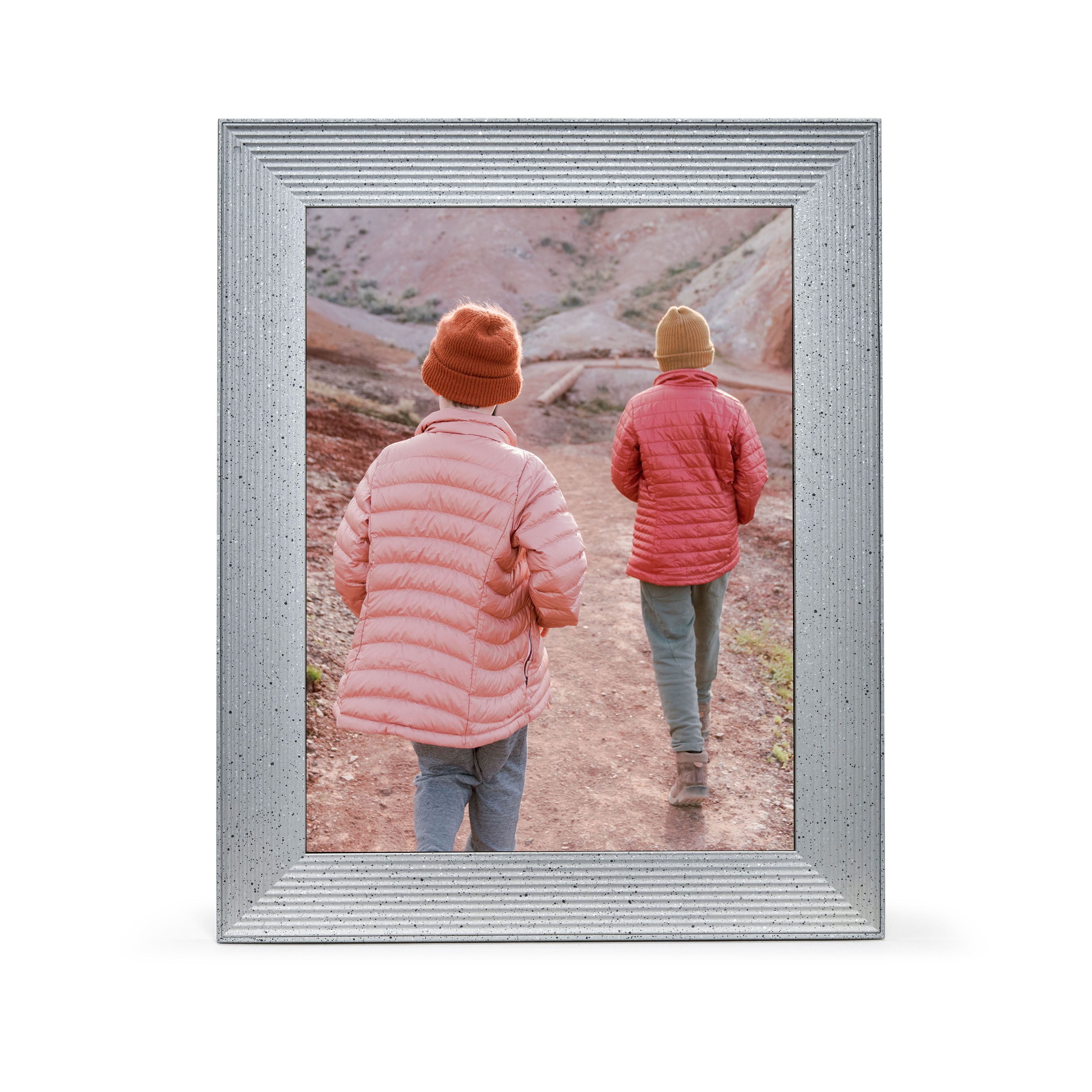 Free inch 9.7 Frames Luxe Unlimited Sandstone Frame by Aura with Picture Mason Wi-Fi Storage Digital – 2K