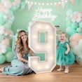 thumbnail image 1 of Marquee Light Up Numbers Teebloom, 3 pies/90 cm, decoración de fiesta, 1 of 6