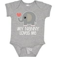 thumbnail image 3 of Inktastic My Nanny Loves Me Grandchild Boys or Girls Baby Bodysuit, 3 of 5