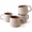 Rose Sand-12 Oz, variant on 6 Oz Rose Sand Stoneware Cups, Set of 4, for Cappuccino Coffee Tea