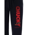thumbnail image 2 of Chucky Womens' Doll Character Movie Film Title Logo Sleep Pajama Pants, 2 of 5