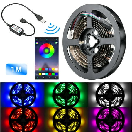 Bluetooth Led Strip Light Eeekit 3 3ft Led Light Strip