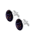 thumbnail image 2 of Halloween Stylish Mens Cufflink Set and Shirt Clip Made of Stainless Steel for Formal Attire and Business Meetings, 2 of 6