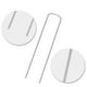 thumbnail image 4 of Plateados Para Piso En Forma De U De 8 Pulgadas Con Junta Son Adecuados Para Fijar Varias Cubiertas Protectoras De Jardinería De Cubiertas A Prueba De Insectos Cubiertas De Invernadero 50 Clavos Eigraketly HA022128-00, 4 of 7