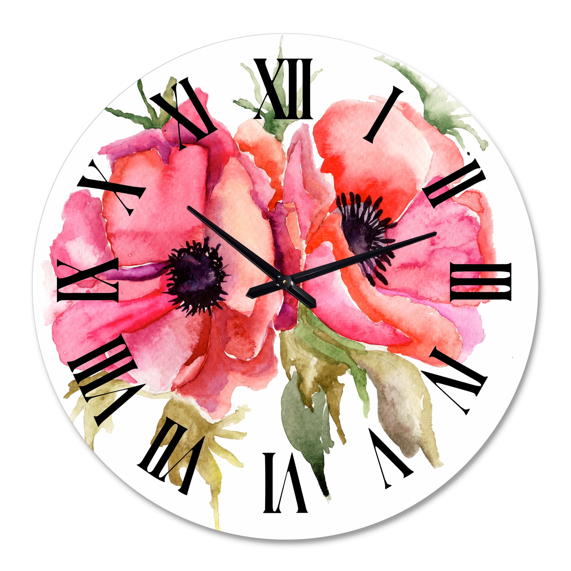 Designart 1 in Quartz Traditional Wall Clock