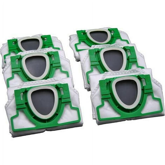 Pack de 6 bolsas para aspiradora Vorwerk Kobold VK 200 de microfibra no tejida, 5 capas
