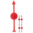 thumbnail image 1 of 5pcs Plastic Arrow Game Spinners Board Game Plastic Spinners Lottery Wheel Accessory, 1 of 3