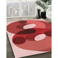 thumbnail image 3 of Ahgly Company Machine Washable Indoor Rectangle Transitional Red Area Rugs, 5' x 8', 3 of 7