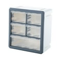 thumbnail image 2 of Lipstore Mini Drawer Organizer Desktop Storage Drawers Jewelry Storage Box Large Capacity 5 Lattices, 2 of 8