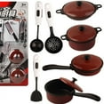 thumbnail image 3 of Dmlowu Play Kitchen Accessories, Kitchen Toddler Toys with Pots & Pans Set, Utensils Cookware, Preschool Learning Education Play Food Sets for Kids Kitchen Set, 3 of 5